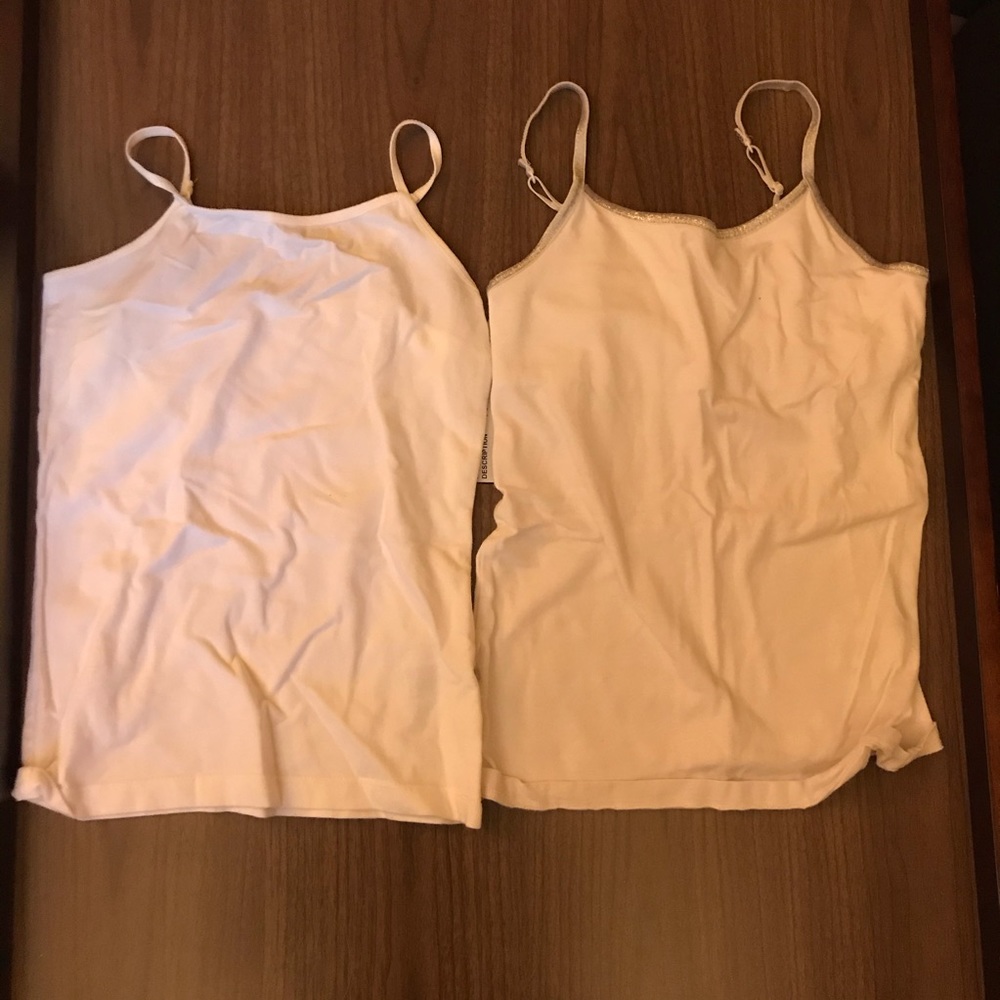 white tank tops- like new